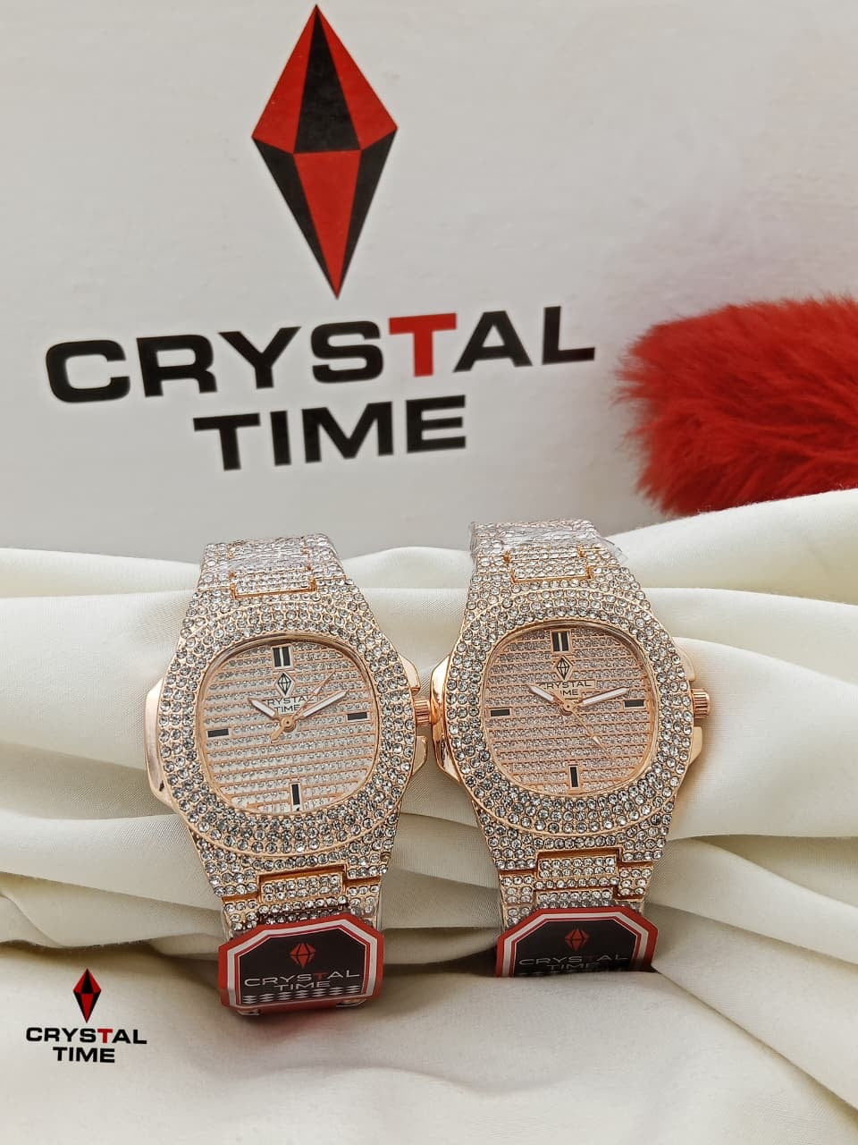 Crystal Time Luxury Fashion Watch - Full Stone