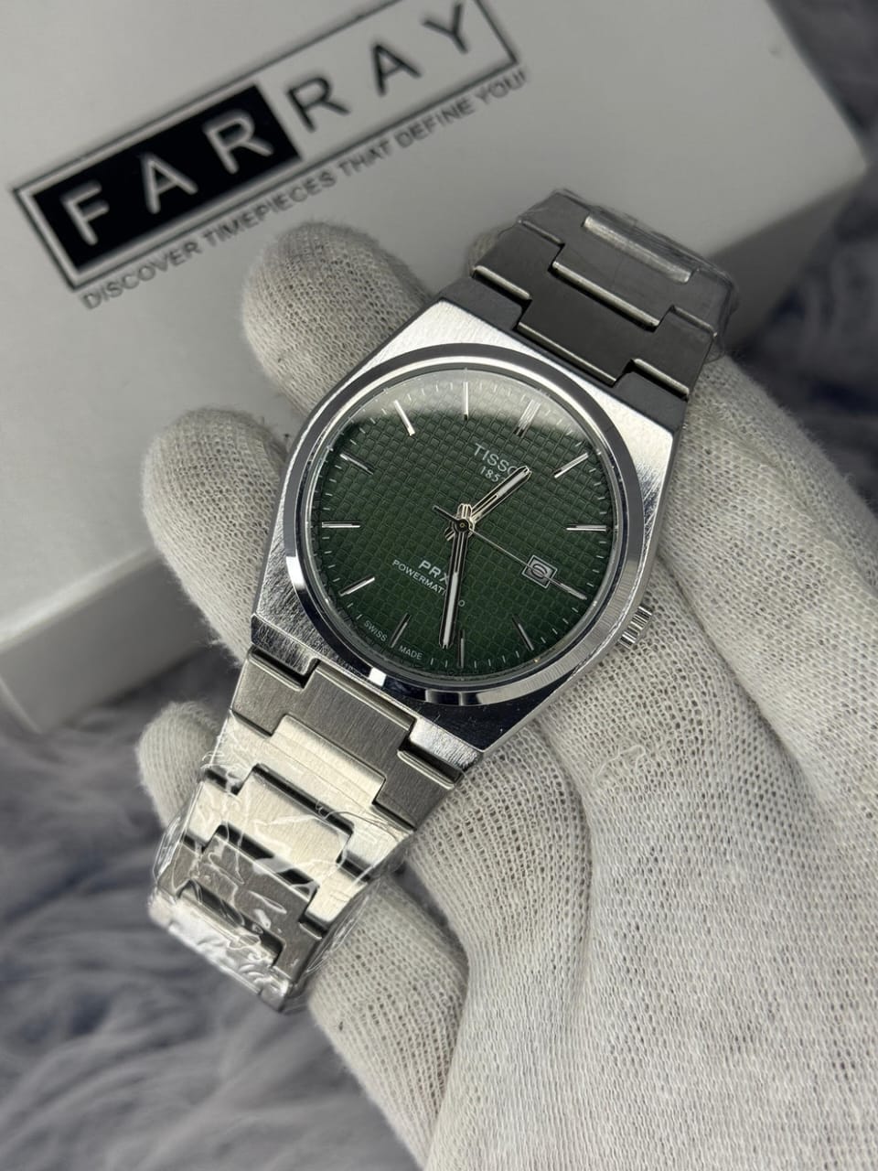 Tissot PRX Quartz - Black, White, Blue & Green Dials