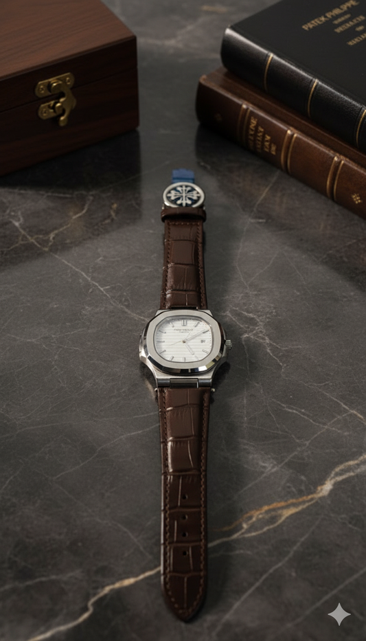 Patek Philippe Nautilus "Nautilus Style" Watch - Leather Strap Edition