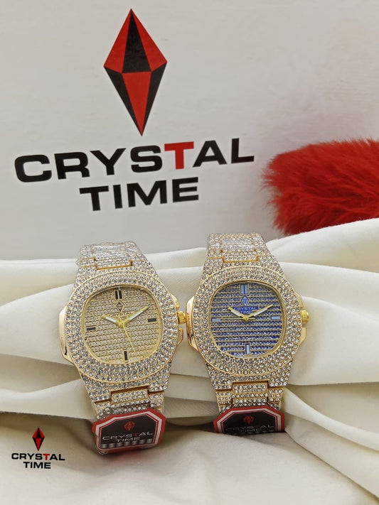 Crystal Time Luxury Fashion Watch - Full Stone