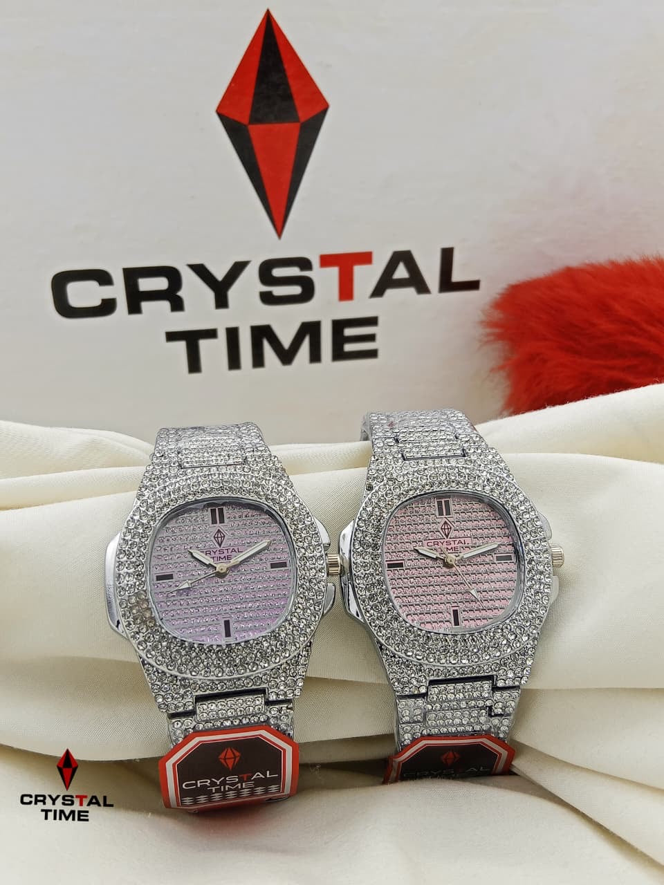 Crystal Time Luxury Fashion Watch - Full Stone