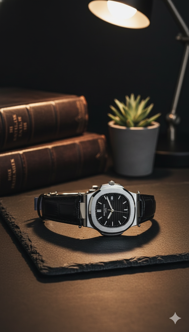 Patek Philippe Nautilus "Nautilus Style" Watch - Leather Strap Edition
