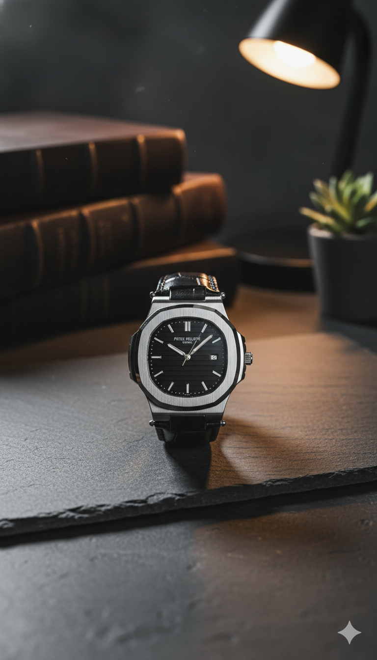 Patek Philippe Nautilus "Nautilus Style" Watch - Leather Strap Edition