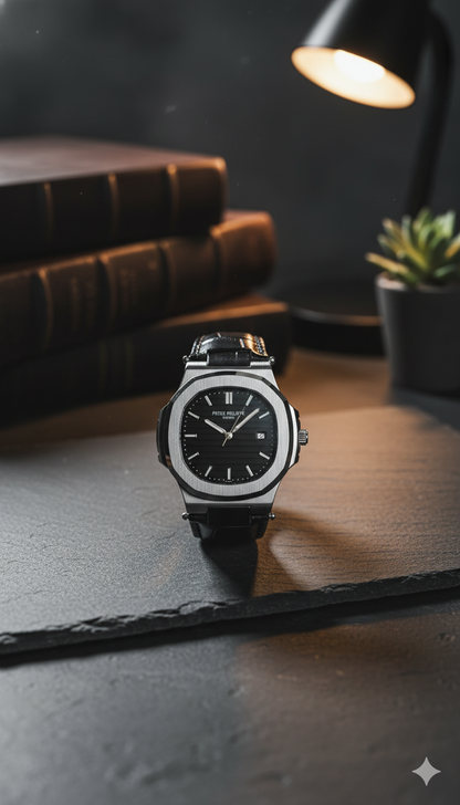 Patek Philippe Nautilus "Nautilus Style" Watch - Leather Strap Edition