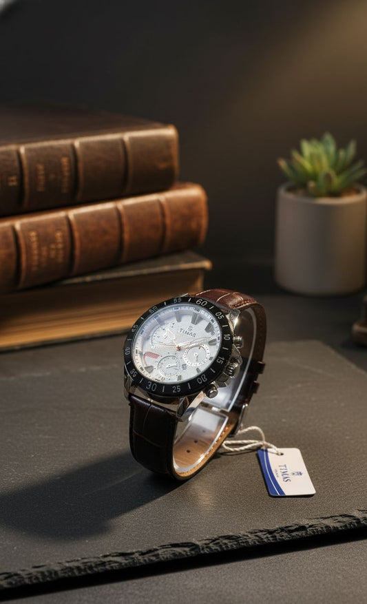 TIMAS Chronograph: Premium Leather Edition