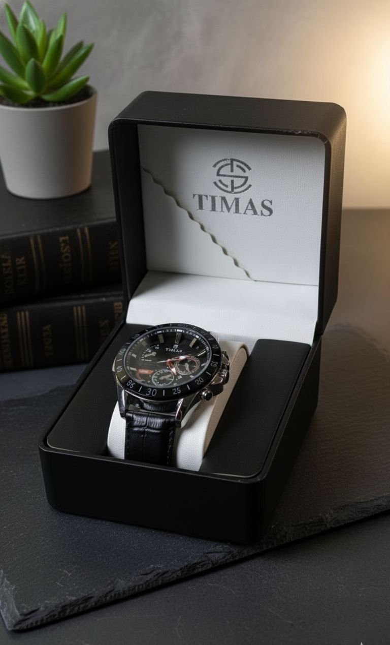 TIMAS Chronograph: Premium Leather Edition