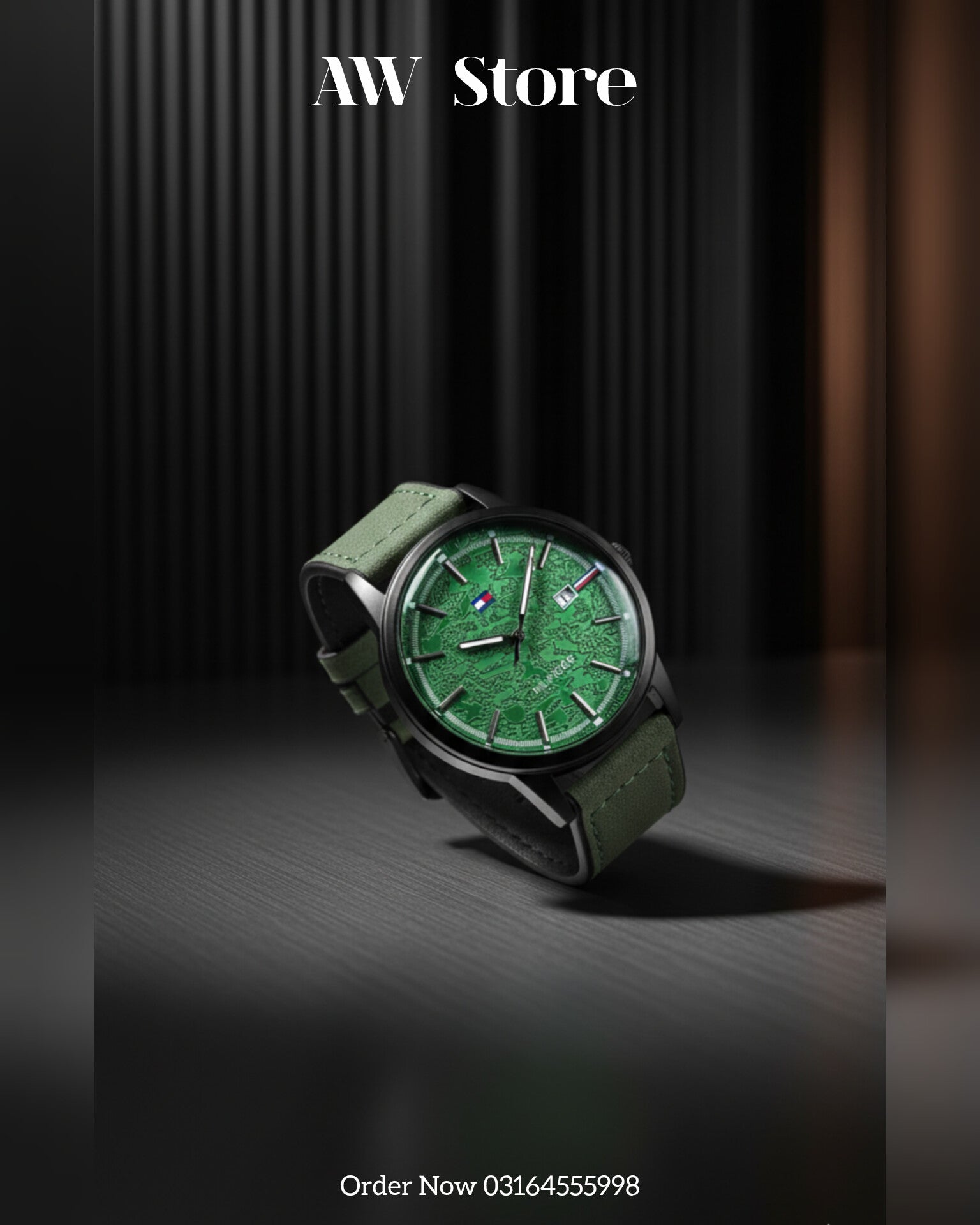 Tommy Hilfiger Men's Emerald Green Watch