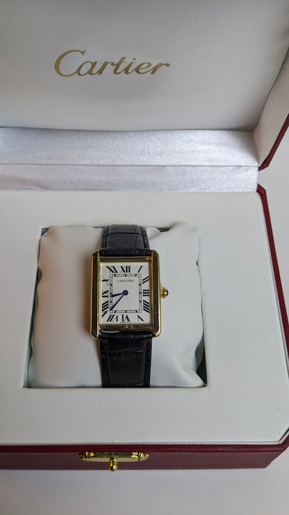 Cartier Tank Style Dress Watch — Master Copy with Box