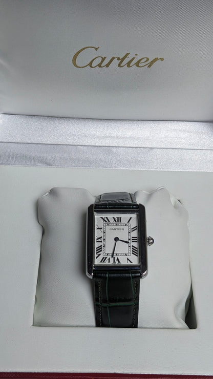Cartier Tank Style Dress Watch — Master Copy with Box