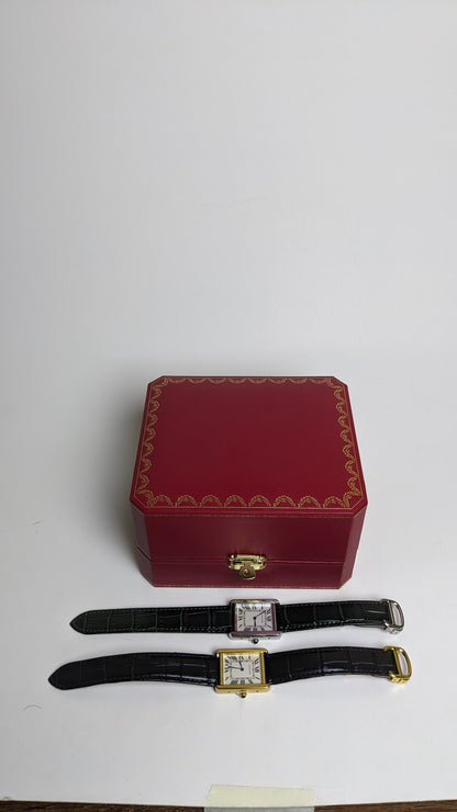 Cartier Tank Style Dress Watch — Master Copy with Box
