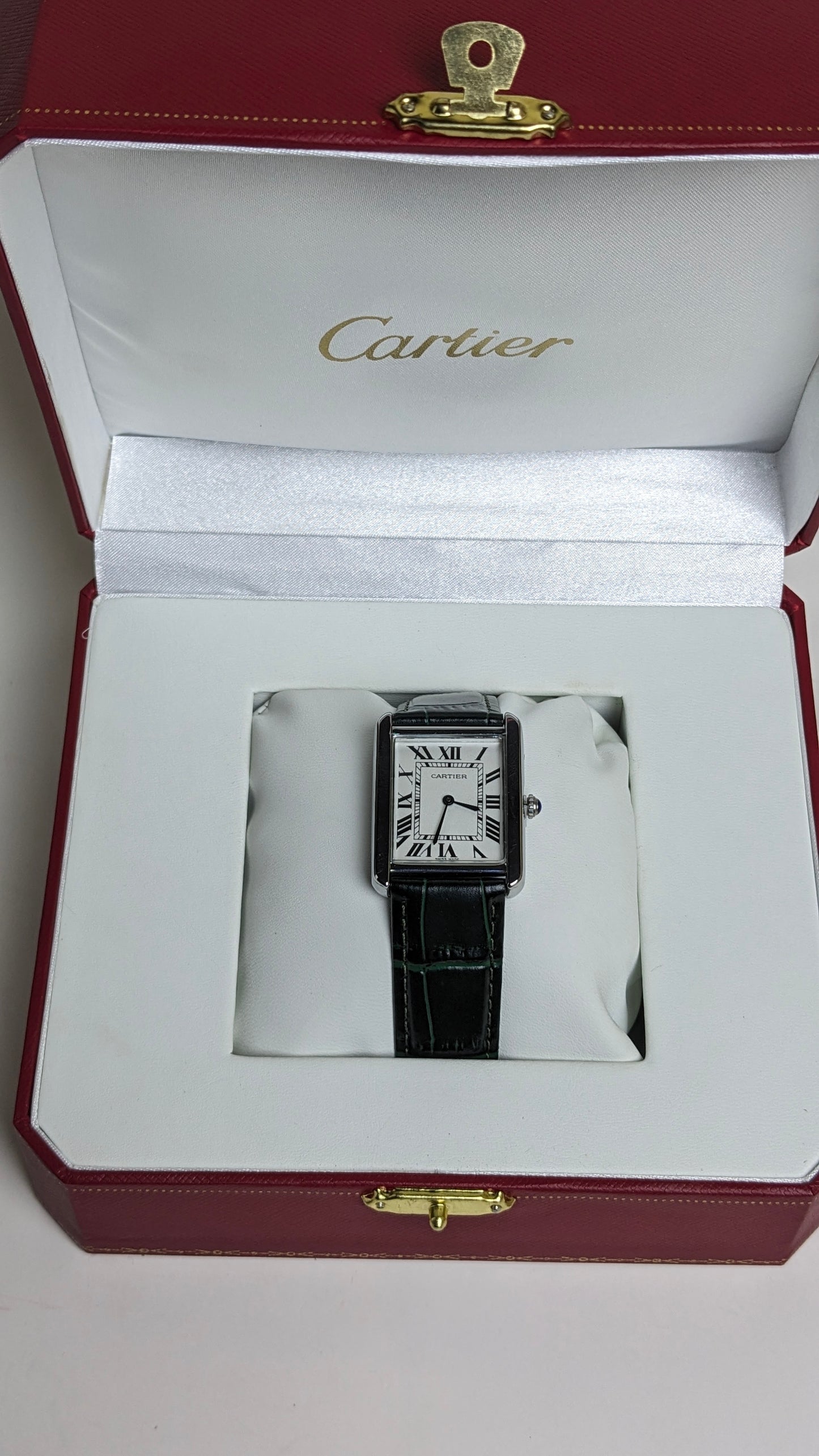 Cartier Tank Style Dress Watch — Master Copy with Box