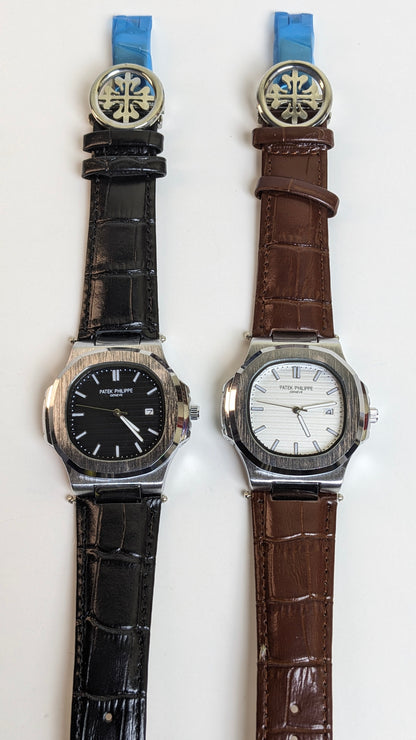Patek Philippe Nautilus "Nautilus Style" Watch - Leather Strap Edition