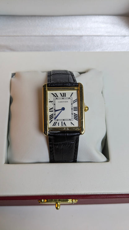 Cartier Tank Style Dress Watch — Master Copy with Box