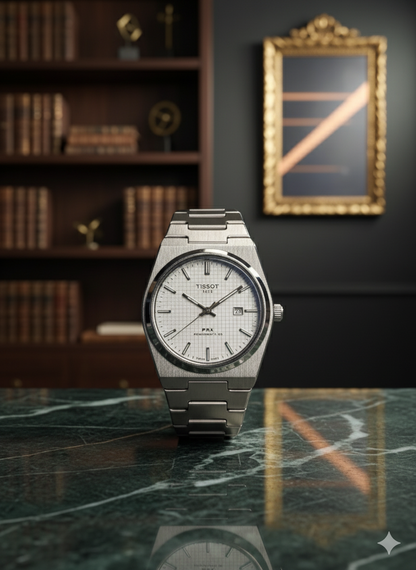 Tissot PRX Quartz - Black, White, Blue & Green Dials